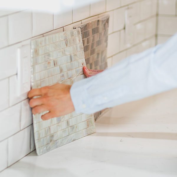 Comparing two different colors of tile